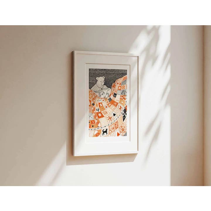 Katia Hinic Studio - Wholesale Art Print - 'Mother Sews' Art Print3