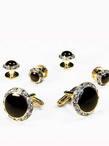 Target Onyx and Mother of Pearl Ring with Silver Octagon Edge Studs and Cufflinks Set Target Onyx and Mother of Pearl Ring with Silver Octagon Edge Studs and Cufflinks Set