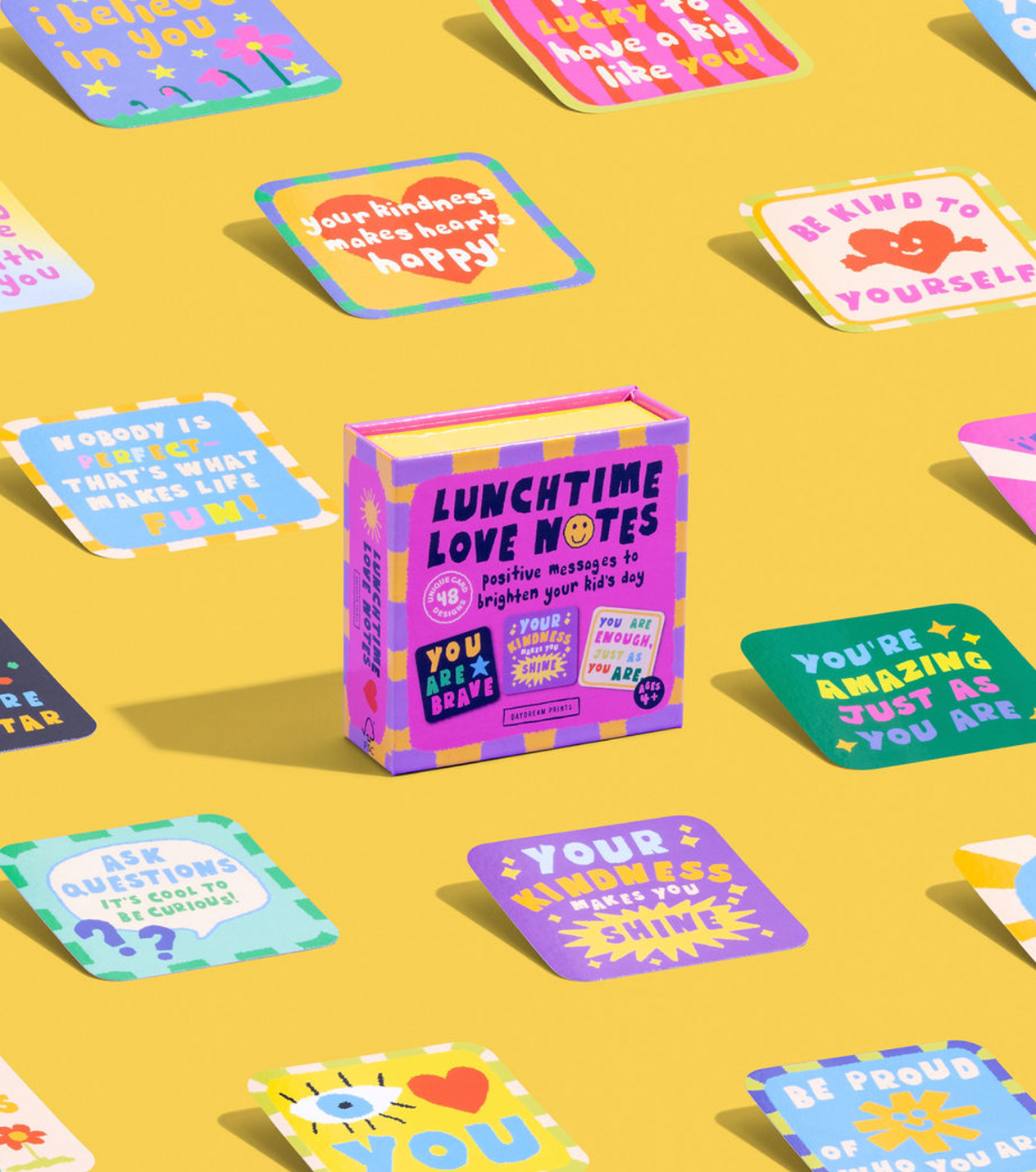 Daydream Prints - Wholesale Learning Cards - Kids & Baby - Kids Lunchbox Affirmation Cards | Lunchtime Love Notes3