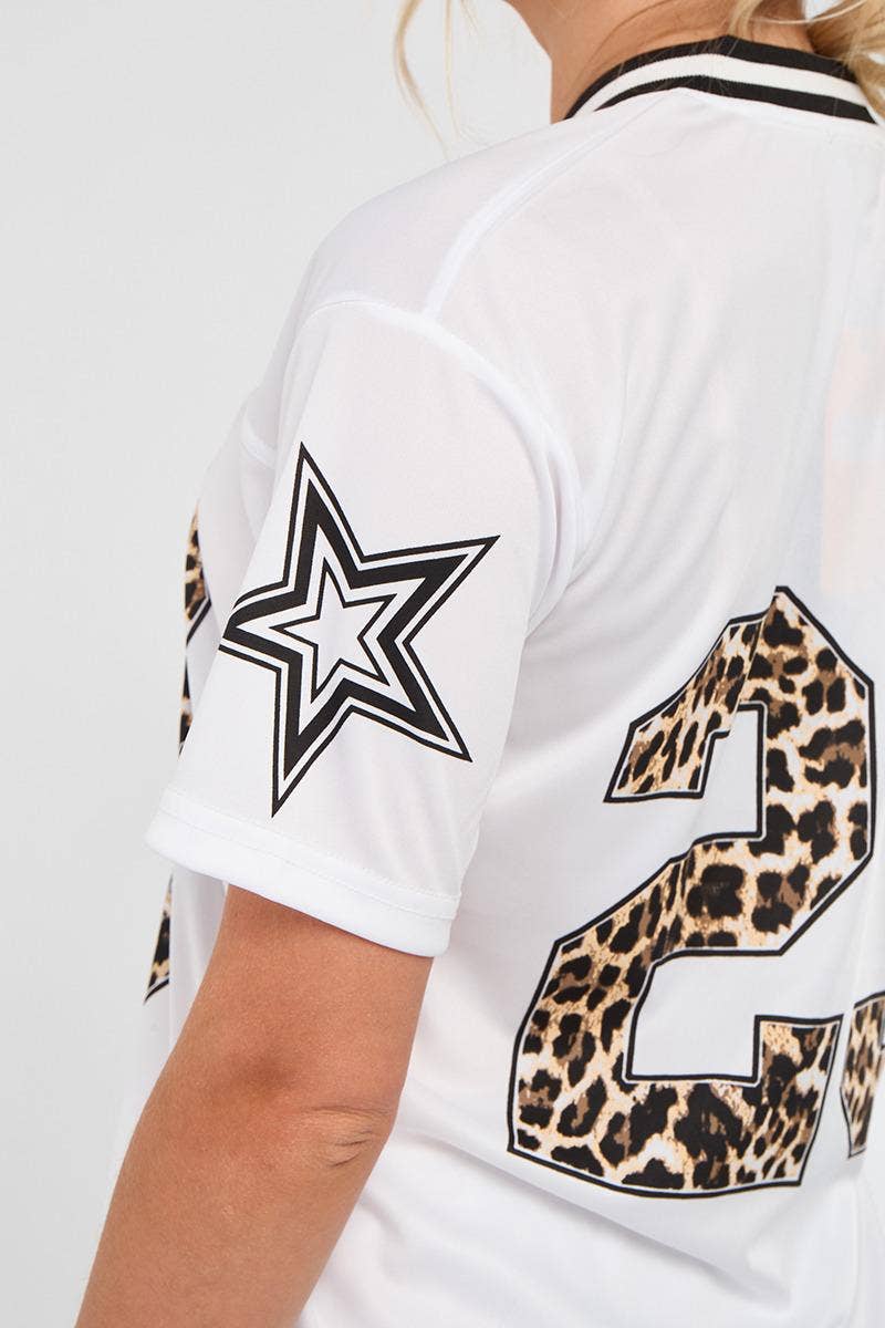 AX Labels - Wholesale Top & Short Set (NOT Loungewear) - Women's - Leopard Print 23 T-Shirt With Shorts Co-ord6