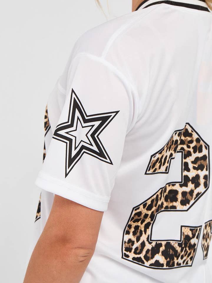 AX Labels - Wholesale Top & Short Set (NOT Loungewear) - Women's - Leopard Print 23 T-Shirt With Shorts Co-ord6