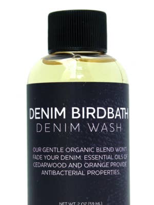 Denim-Waschung Birdbath für den Großhandel von Walker's Apothecary