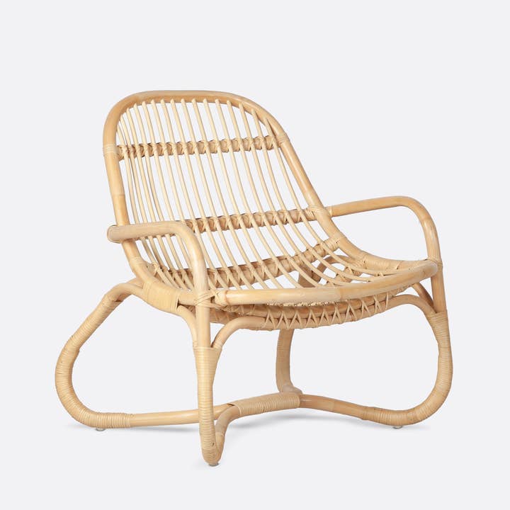 VIKARA Lounge-Sessel aus natürlichem Rattan für den Großhandel von Dareels