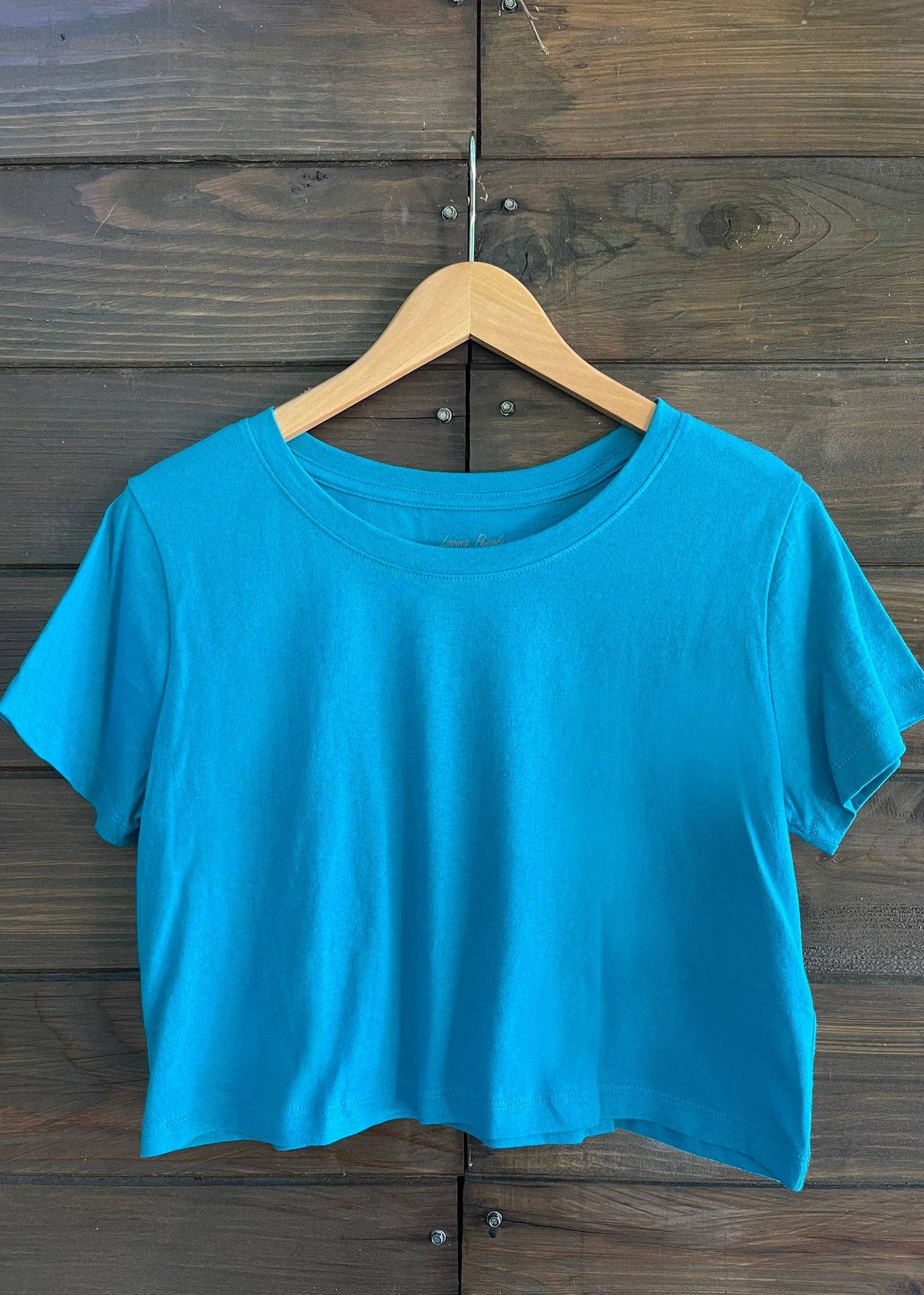 LOVING PEOPLE - Wholesale T-shirt – women's - Premium Cotton Crop Tops (New Colors!)77