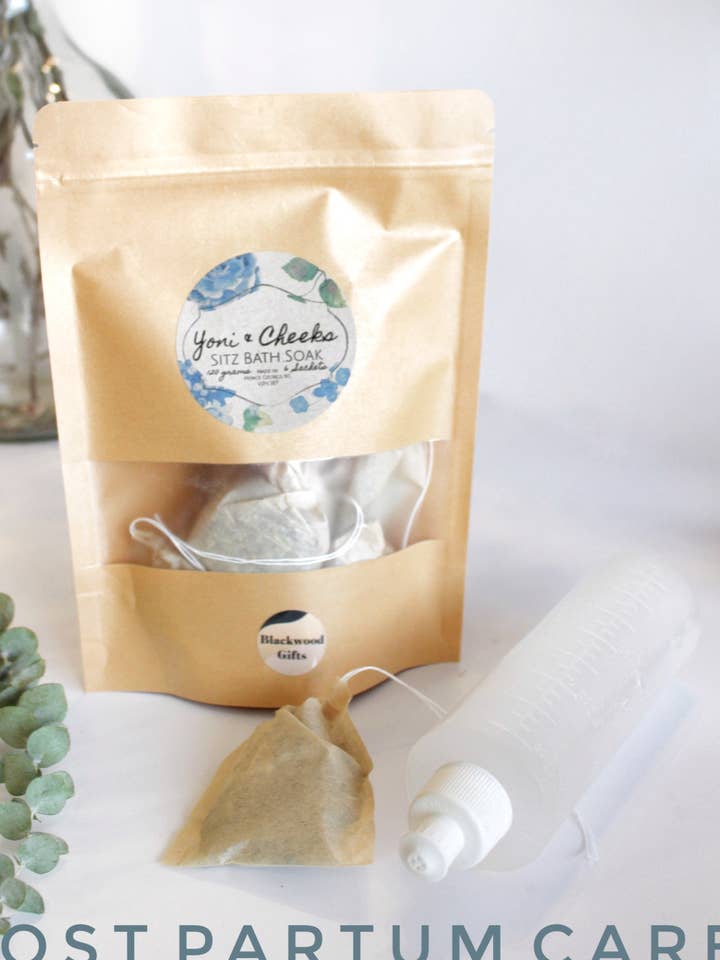 Yoni & Cheeks PostPartum Herbal Soaking Sitz Bath for wholesale by Blackwood Gifts