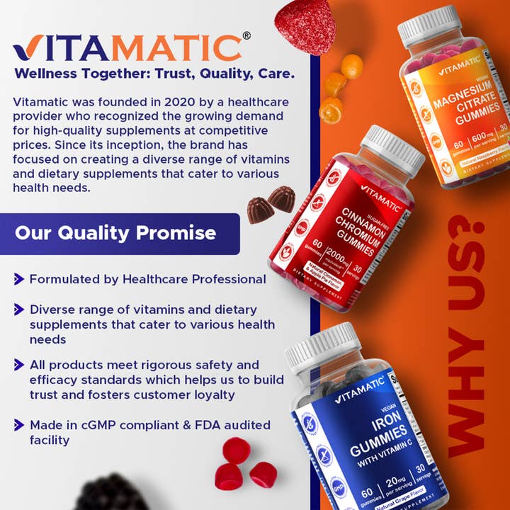 Vitamatic - Wholesale Oral Supplement/Vitamin - Vitamatic| Saw Palmetto with Pumpkin Seed |Raspberry Flavor7