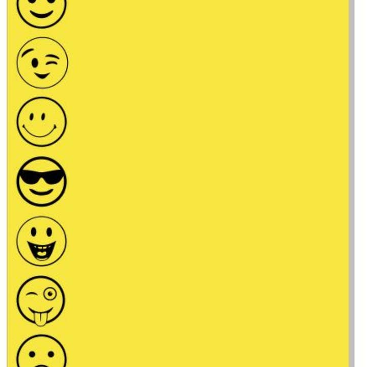 Sand Dollar Sales - Vendita all'ingrosso Bloc notes - Blocco note a forma di viso con emoji NP06