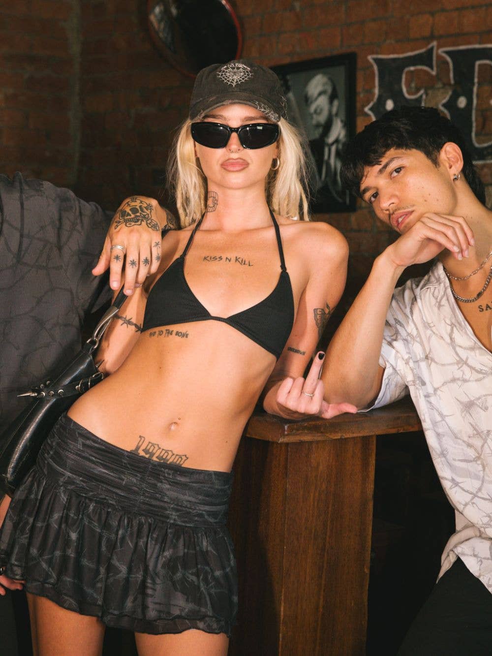 Billy Bones Club – Großhandel Rock – Damen – Trespass Rüschrock - Schwarz4