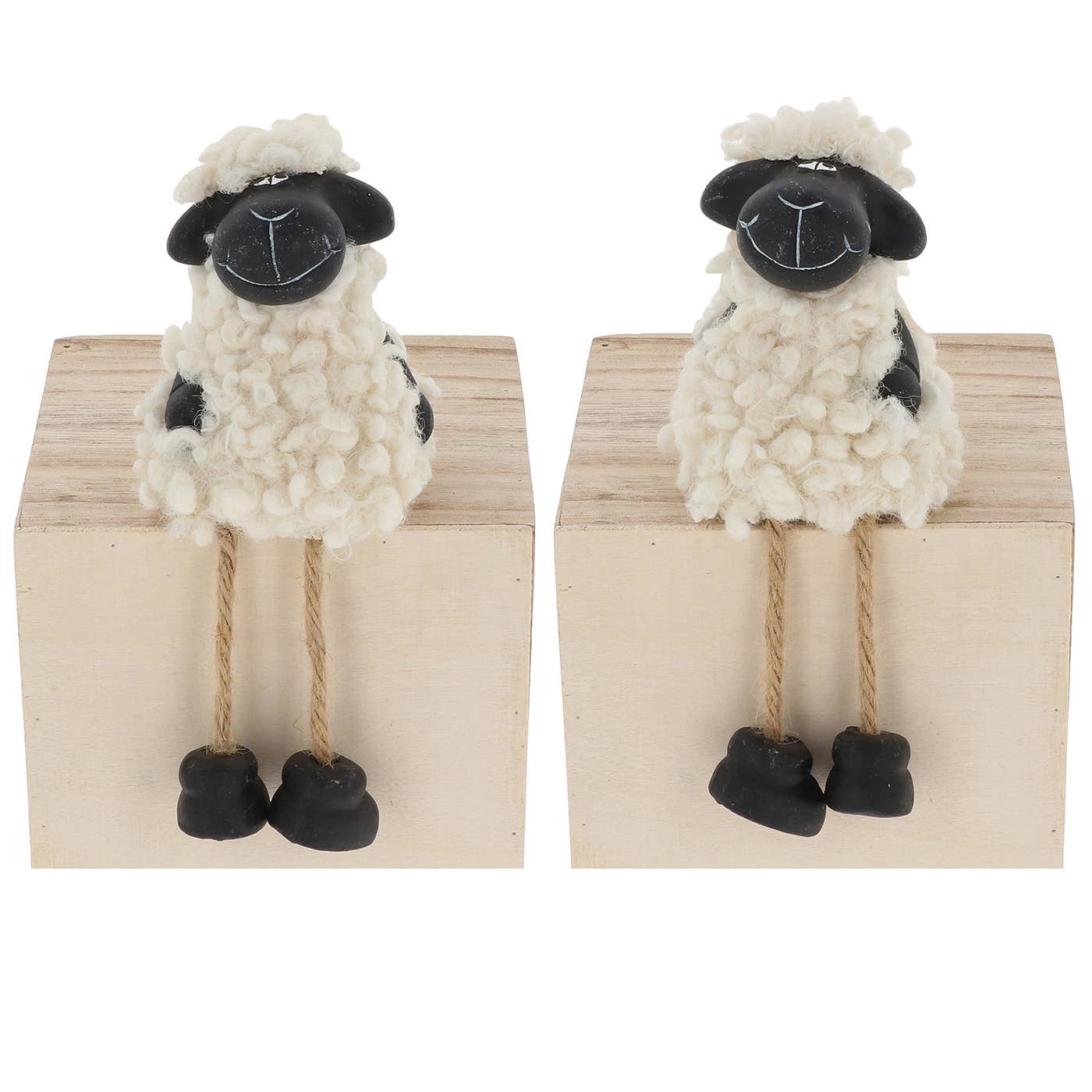 Joe Davies - Wholesale Decorative Figurine - Black Faced Sheep Dangly Leg Small0