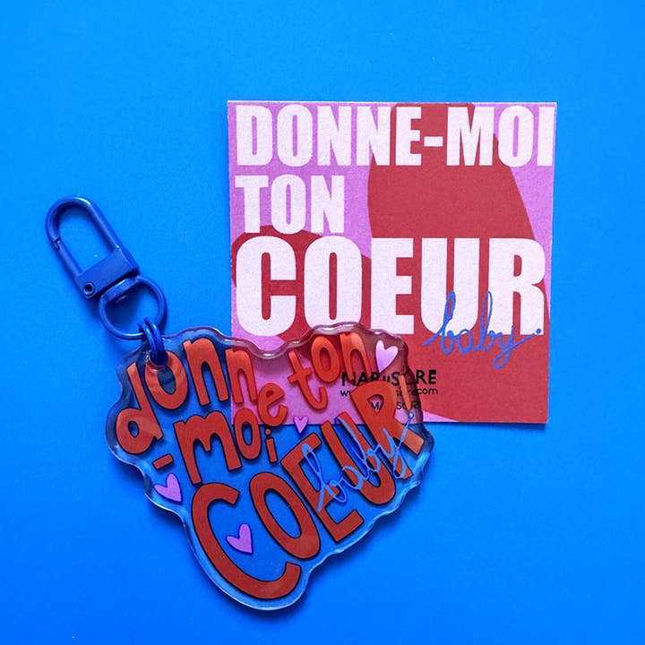 Keychain Give me your heart for wholesale by Mariisoré