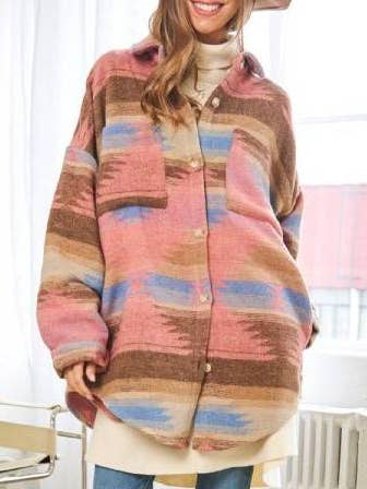 HIDDENBRAND - Wholesale Jacket - Women's - Aztec Tweed Western Jacket15