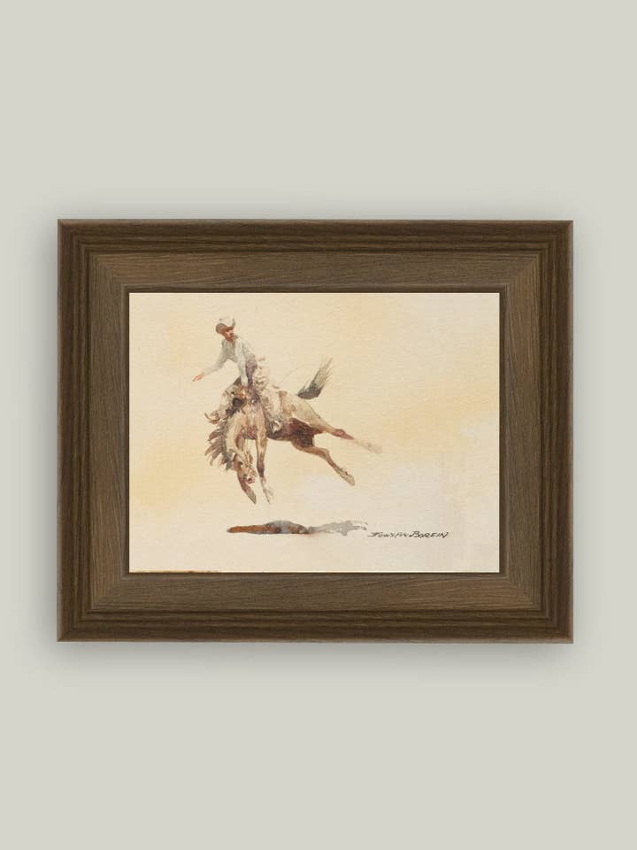 Arte Antiguo enmarcado de Jinete Rebelde para venta al por mayor de Petal Lane Home