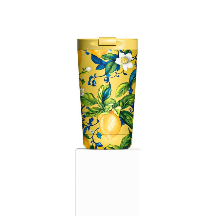 Thermos Mug Giallo Limone Insulated Coffee mug for wholesale by IZY Bottles