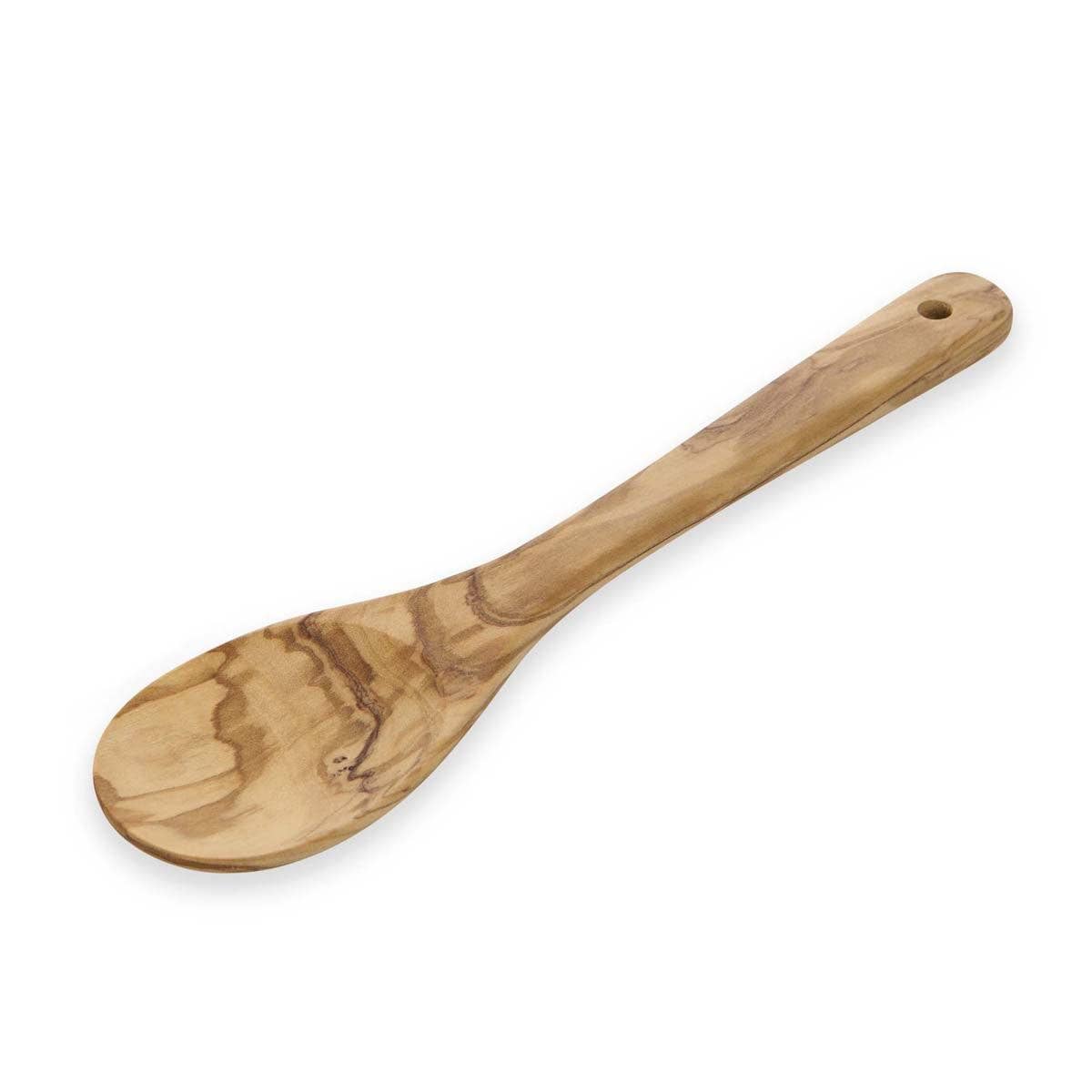 HIC - Harold Import Co. - Wholesale Kitchen Tool/Gadget - Fantes Round Ravioli Stamp, 2in Italian Olivewood Spoon, 10in1