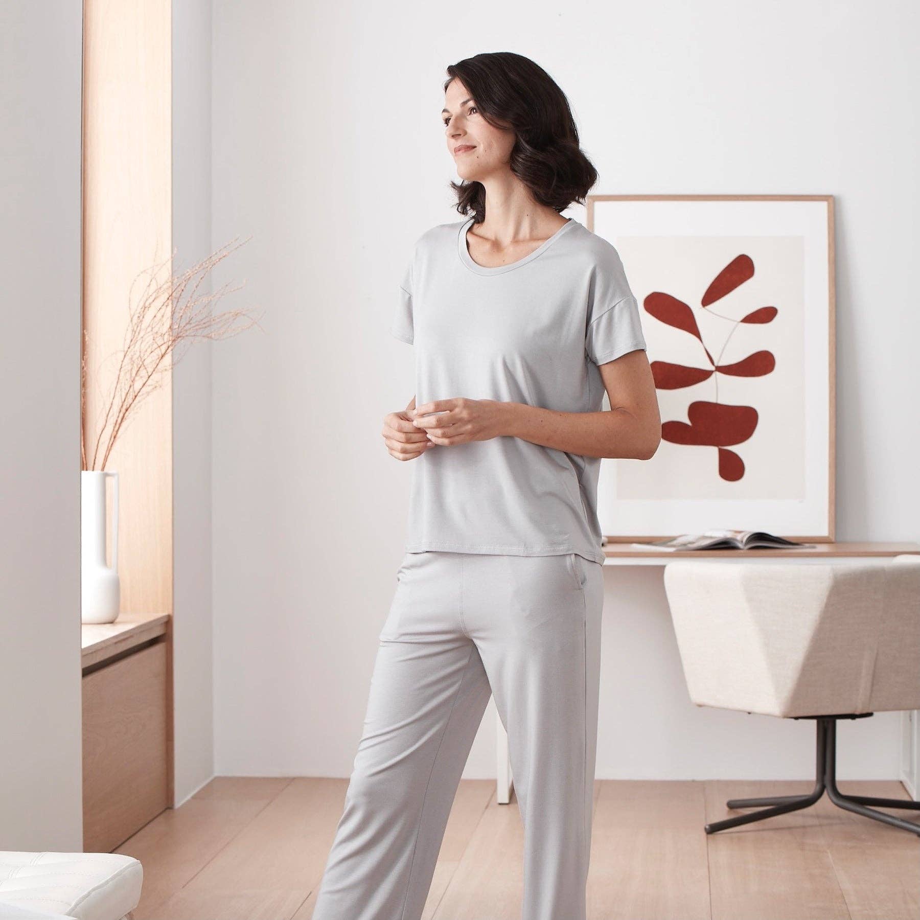 SIJO - Wholesale Lounge Top - Women's - SoftStretch Short Sleeve Tee21