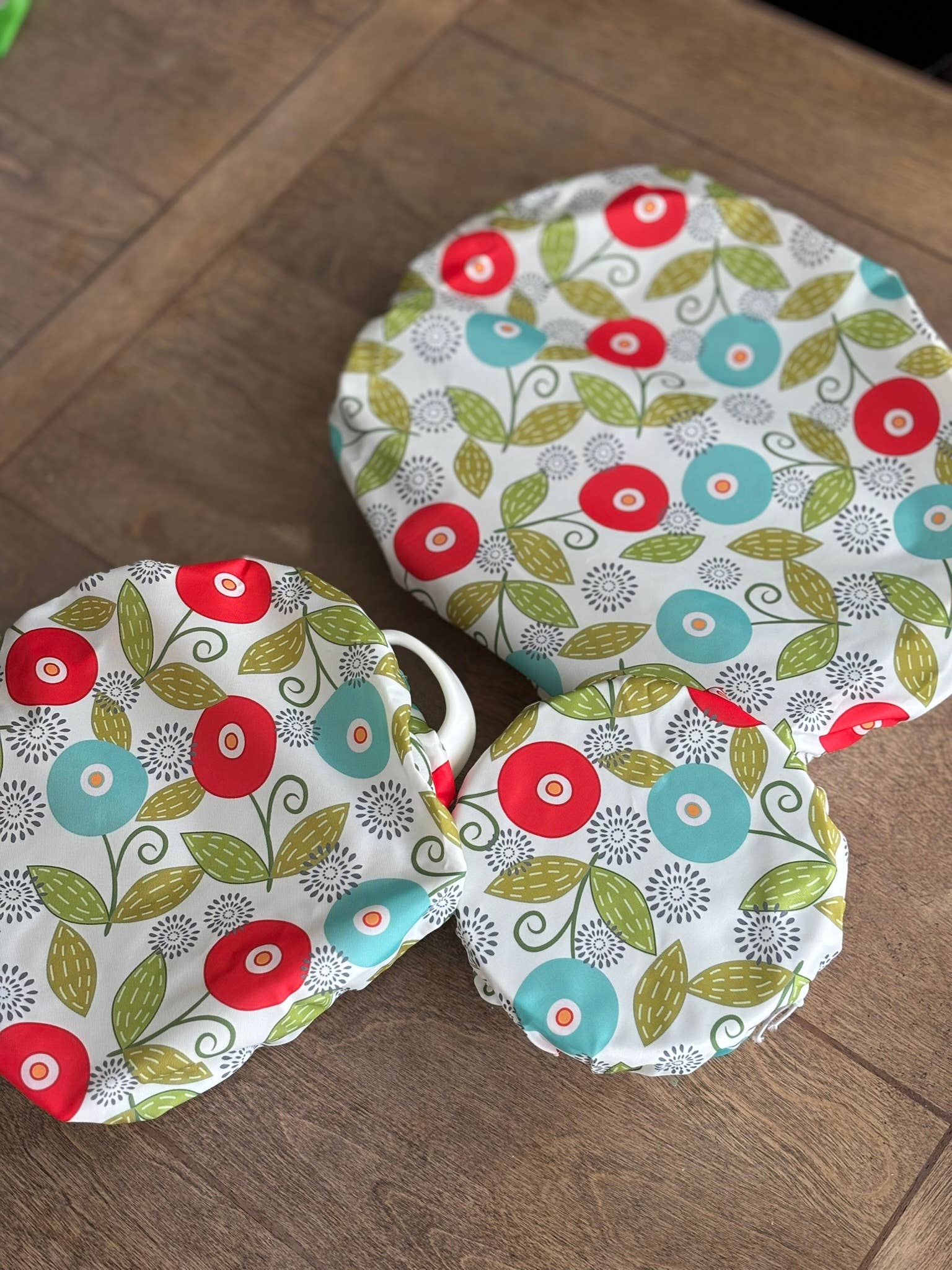 Kit Carson Accessories - Wholesale Food Storage Wrap/Bag - Dish Cover and Bowl Covers - Bright Flowers4