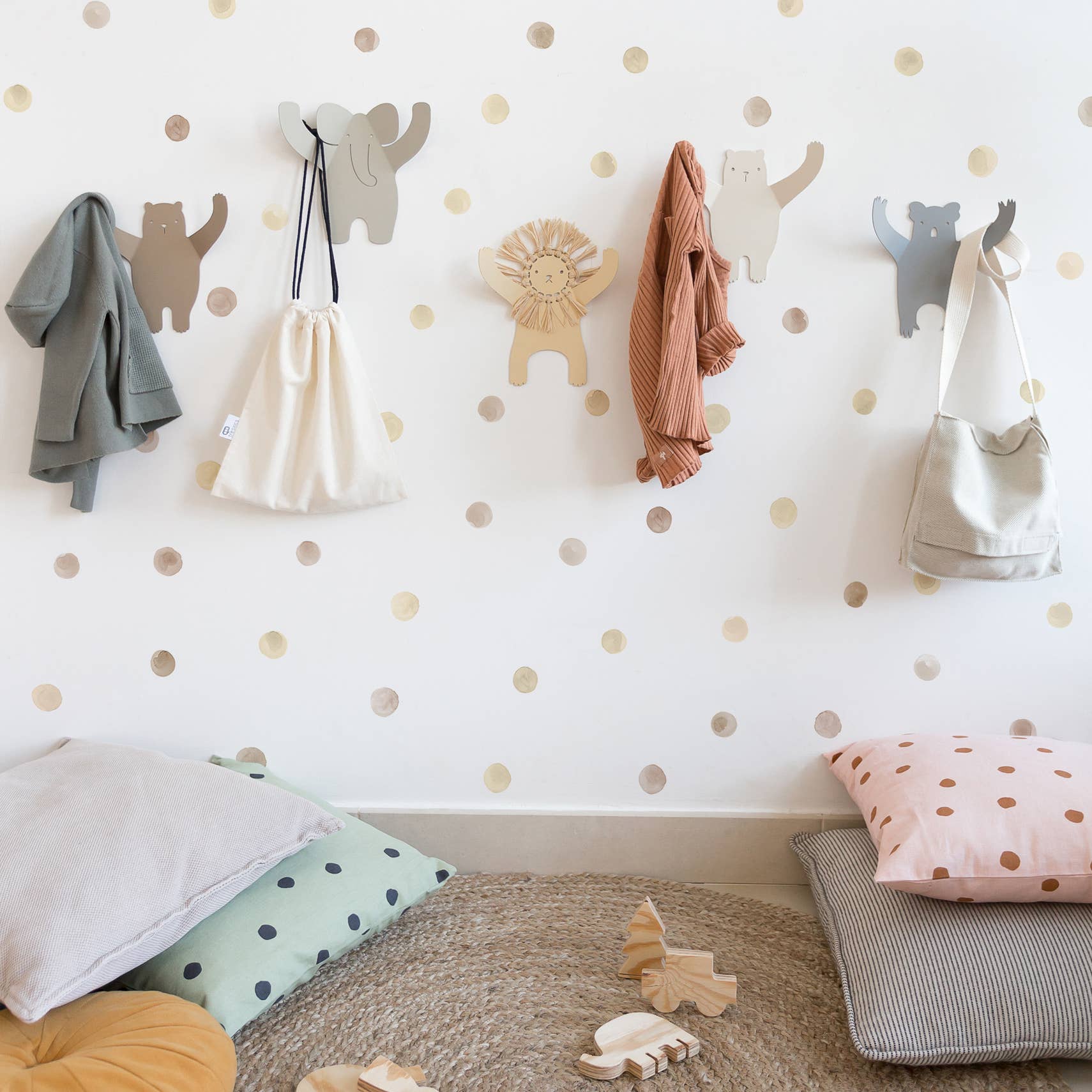 tresxics – wholesale Fönster-/väggdekal – Väggklistermärken akvarell prickar23