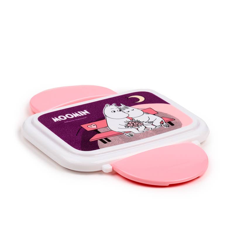 Puckator EU – Großhandel Lunchbox/-tasche – Moomin Bento-Lunchbox mit Clip Lock, gestapelt, mit Besteck4