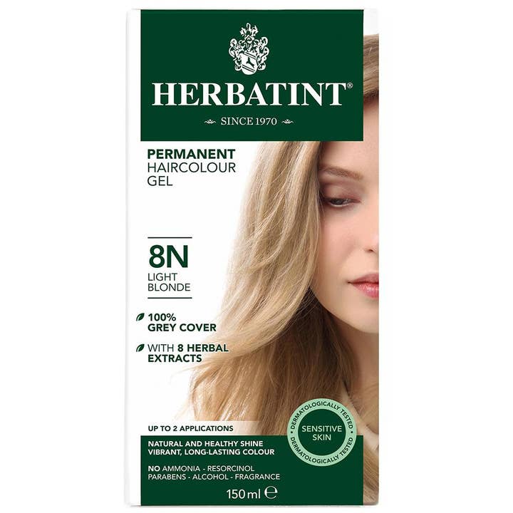 mOrganics Beauty – wholesale Hair dye – Herbatint Herbal Hair Dye Light Blonde 8N1