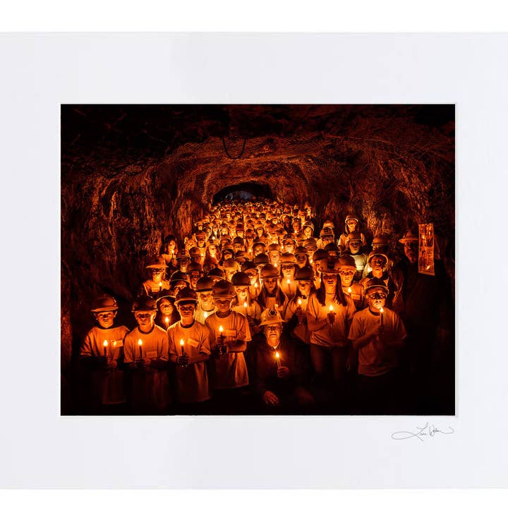 100 Year Anniversary of the Granite - Speculator Fire Mining Disaster - Matted Print for wholesale by Time Travel Art