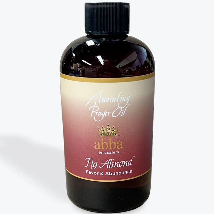 Fig & Almond Prayer Oil - 8oz for wholesale by Abba Christian Products