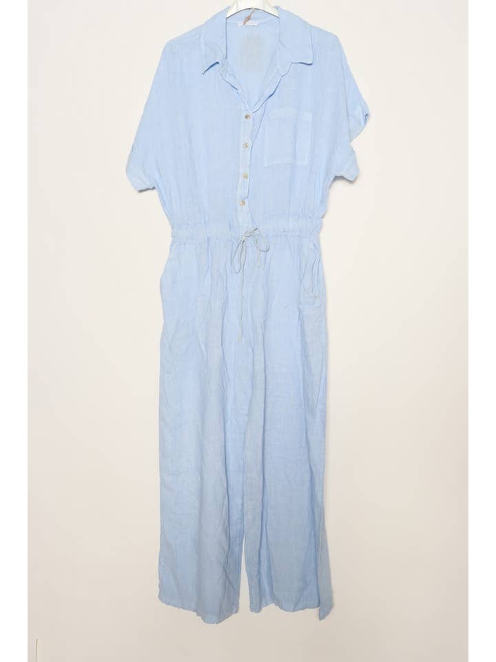 LÉA & LUC - Vendita all'ingrosso Tuta intera - Donna - Combinazione in 100% lino RIF.219021