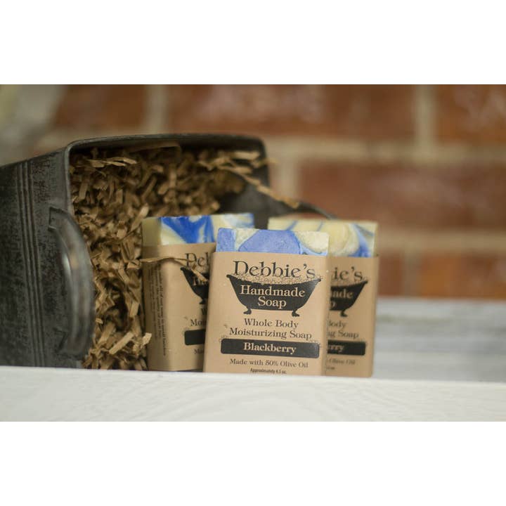 Debbie's Handmade Soap - Wholesale Bar Soap - Blackberry, Handmade Soap, Handmade Olive Oil Bar1