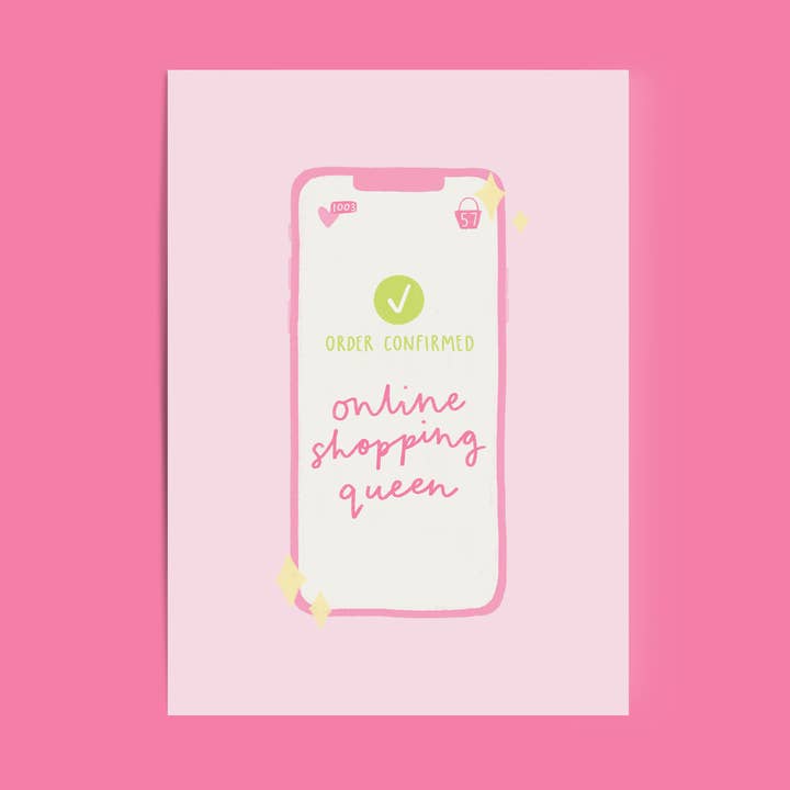 Cartão Queen Cumprimentos online Compras Queen/Gira Amizade por atacado de Lydia Southgate