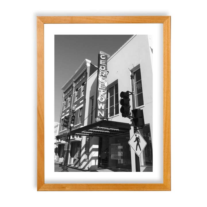 DC Washington DC Georgetown Sign Giclee Travel Print for wholesale by Lower 48 Trading Company Road Trip Shop