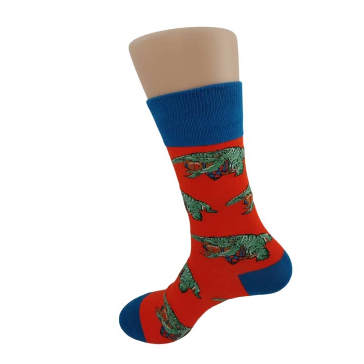 Alligator FL State Shape Socks for wholesale by Barrel Down South