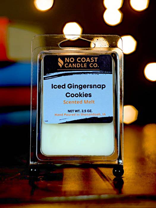 Voksbriketter med duft af iskolde ingefærsmåkager for engroshandel hos No Coast Candle