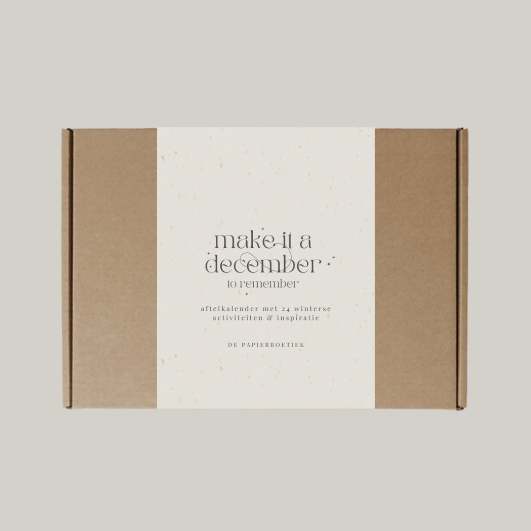 De Papierboetiek - Wholesale Advent Calendar - Make it a December to remember | countdown calendar1