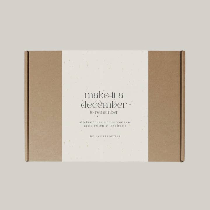 De Papierboetiek - Wholesale Advent Calendar - Make it a December to remember | countdown calendar1