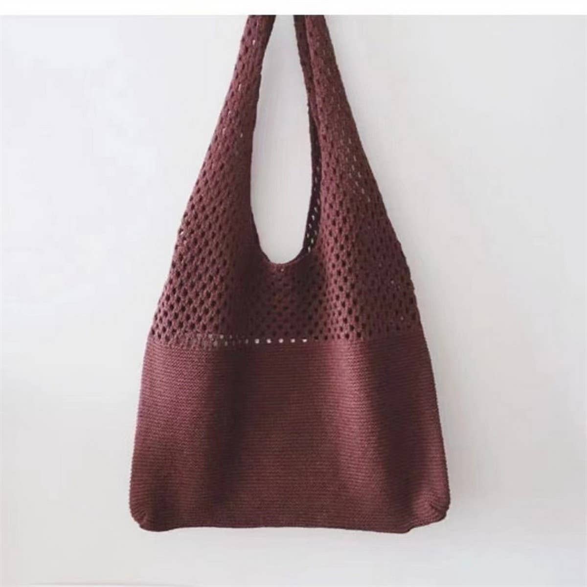 NINEXIS - Wholesale Tote Bag - Women's - CWAB4568_HOLLOW KNIT LARGE CAPACITY SHOULDER TOTE BAG13