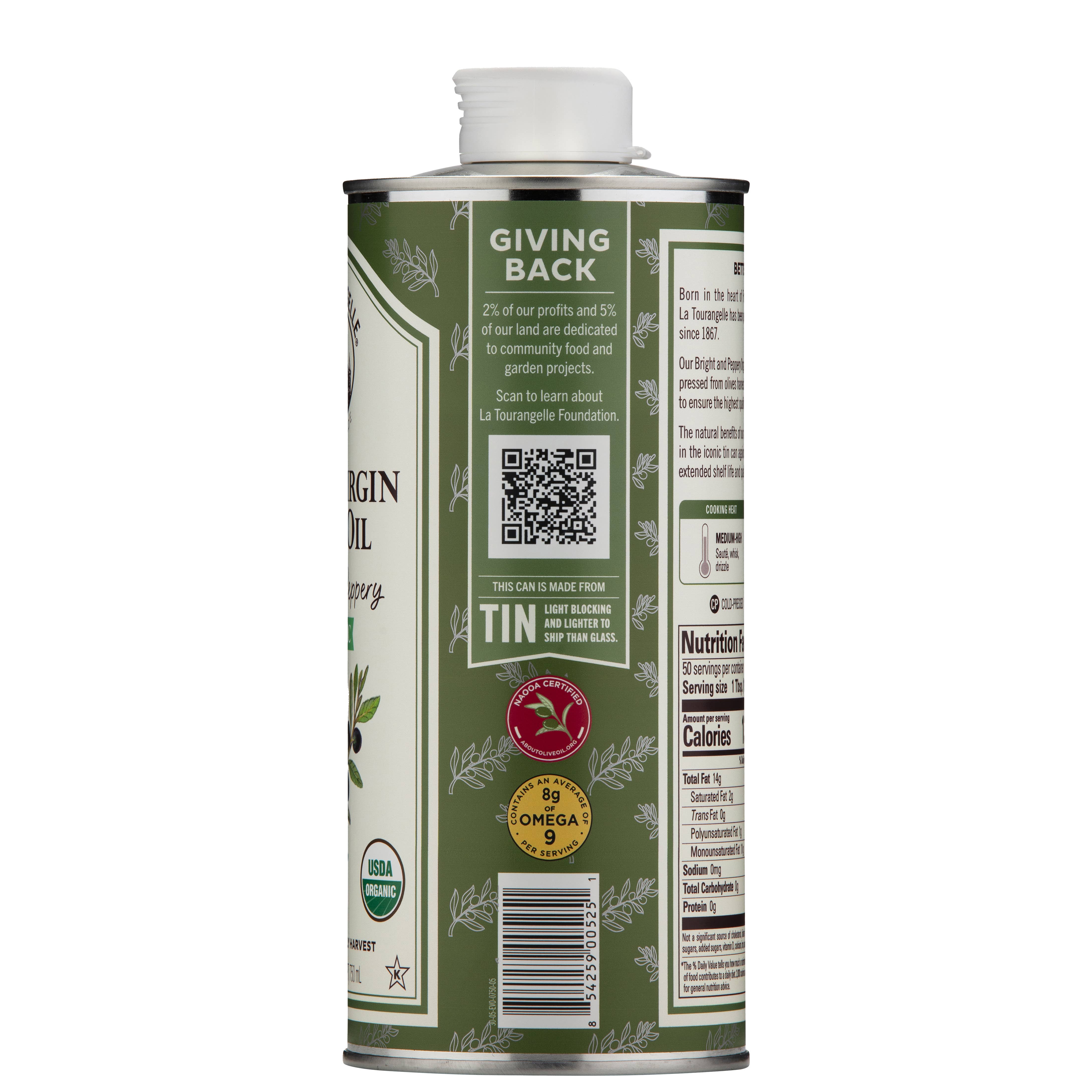 La Tourangelle - Wholesale Olive Oil - Organic Bright & Peppery Extra Virgin Olive Oil - 6 Units11