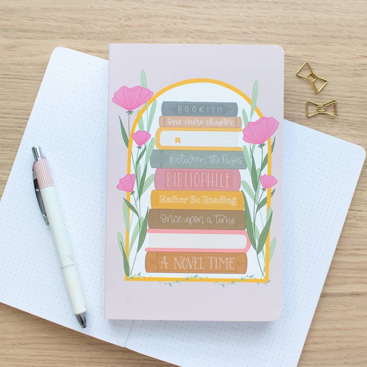 Spring Into Reading - Dot-grid Notebook for wholesale by Little Inklings LTD