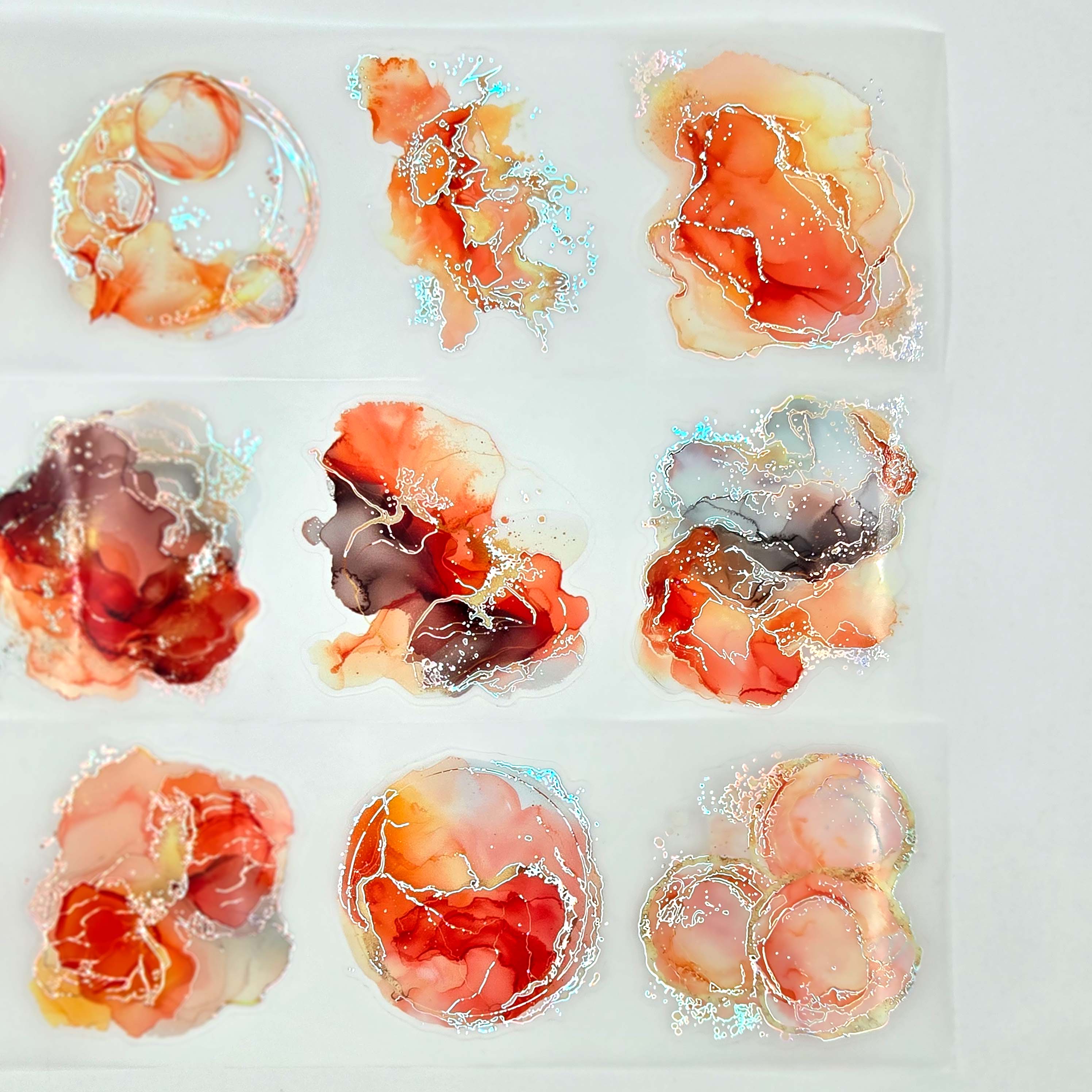 MIC & MIM Premium Paper Shop - Vendita all'ingrosso Nastro washi - MIC | Nastro PET (3D laminato e taglio kiss-cut): Rusty Splash6