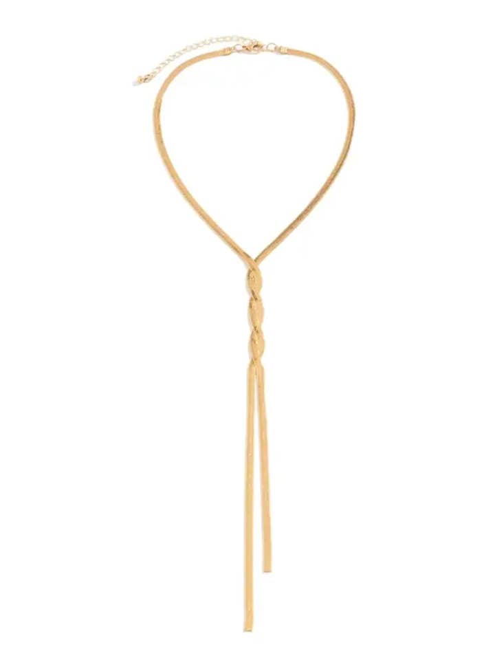 Lariat-Schlangenkette-Halskette - Edelstahl Wasserdicht für den Großhandel von HoopLa