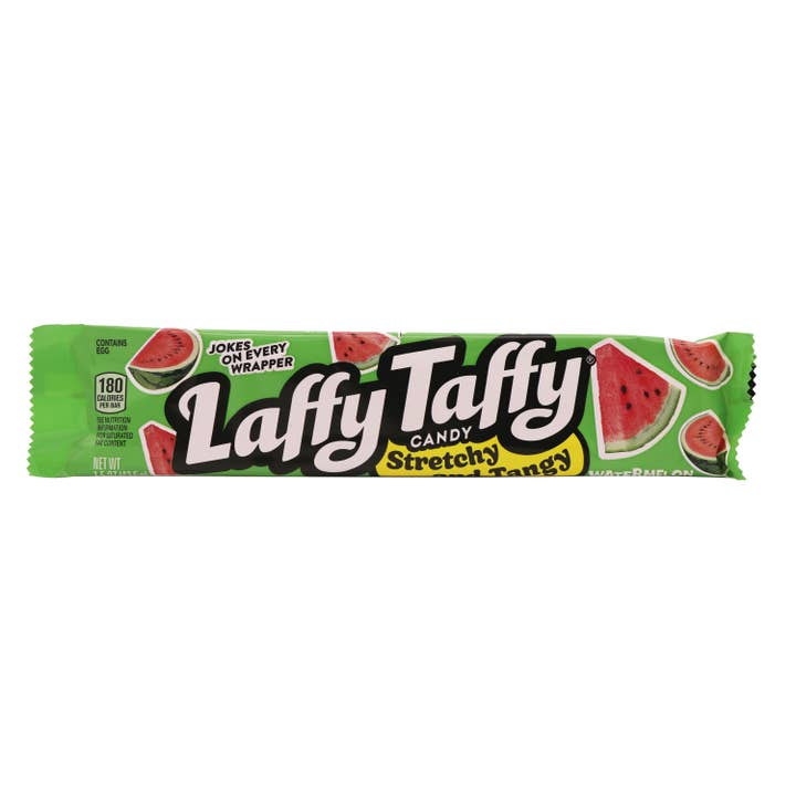 Grandpa Joe's Candy Shop - Wholesale Taffy - Laffy Taffy Candy 1.5oz Bar, Watermelon, 24ct