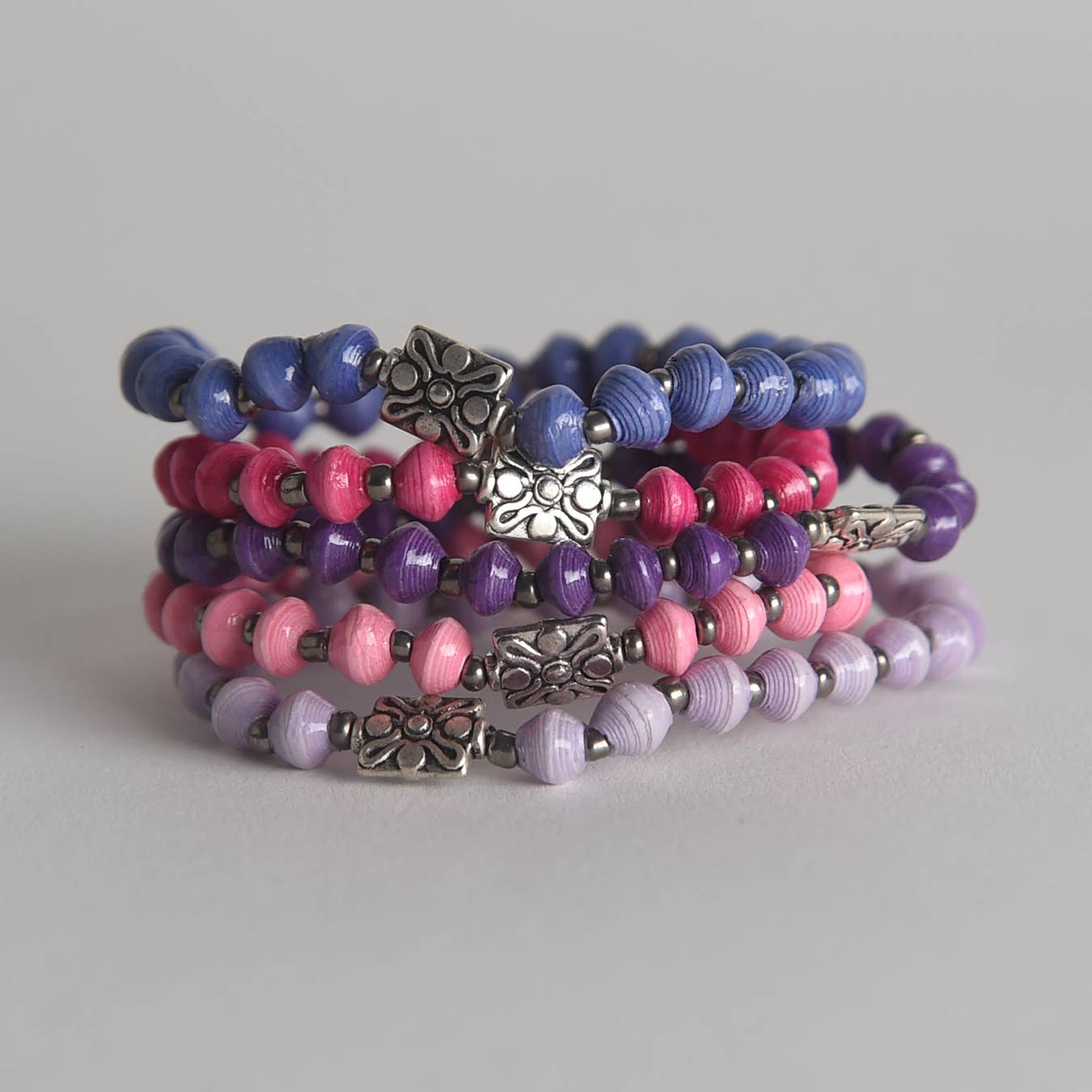 Project Have Hope - Venta al por mayor Juegos de joyas - Juego de 5 pulseras con encanto16