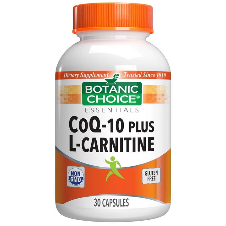 Botanic Choice CoQ-10 Plus L-Carnitine - 30 Capsules for wholesale by Botanic Choice