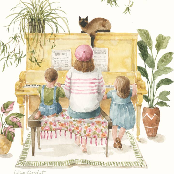 Piano With Mom Coaster for wholesale by Legacy