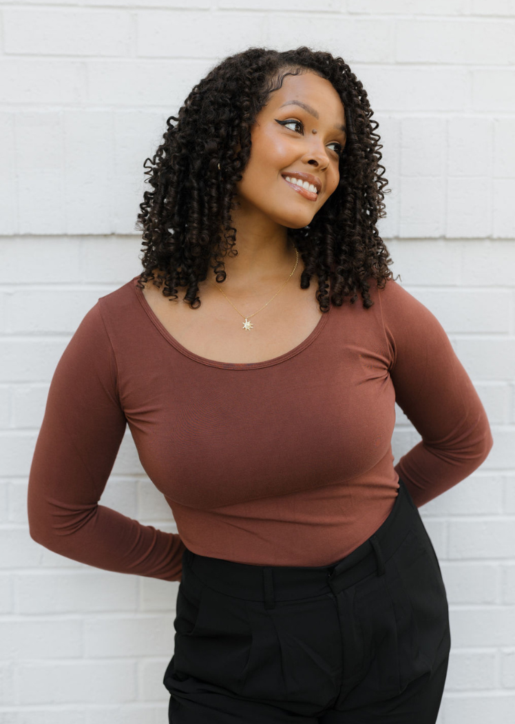 ELIETIAN - Vente Haut en maille – femme - Manches longues réversibles - Coupe incurvée55