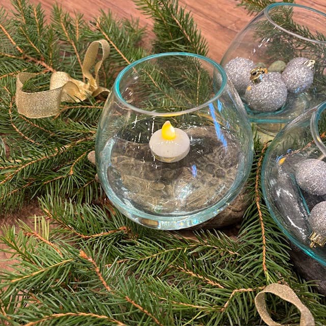 Asia West - Wholesale Decoratief bord/schotel/kom - Glazen terrarium/open hand terrarium/intentiekom4