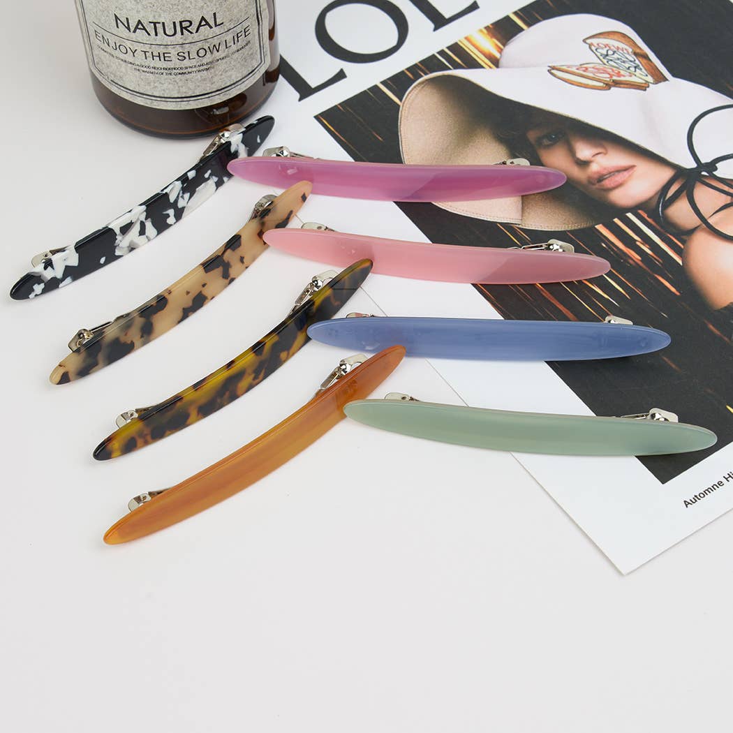 TheDivaSoap - Wholesale Barrette - Women's - French Acetate Hair Barrette Clip, Eco-Friendly8