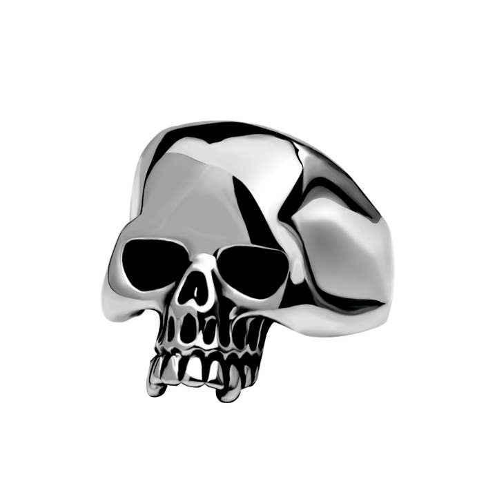 A-637 Skull-shaped ring for wholesale by Awaken