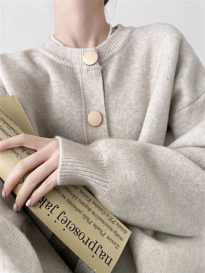 Marayn - Wholesale Cardigan – Women’s - Chic Knit Cardigan Korean Style Cozy Modern3