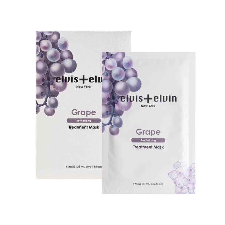 elvis+elvin Grape Revitalizing Treatment Mask 3.0 for wholesale by elvis+elvin