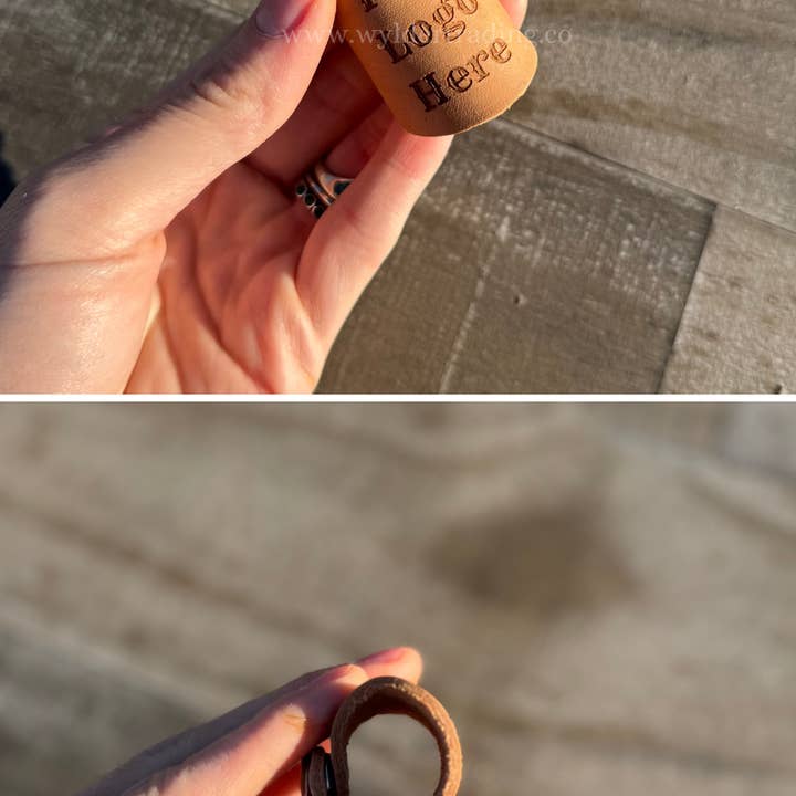 Wylder Trading Company - Wholesale Scarf Clip - Women's - Leather Bolo Scarf Slide 10+ | CUSTOM Logo or Wedding Favor2