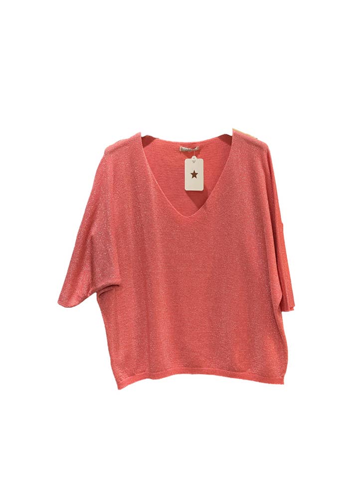 MOONSUN - Wholesale Knit Sweater - Women's - Lurex modal fine sweater #9517
